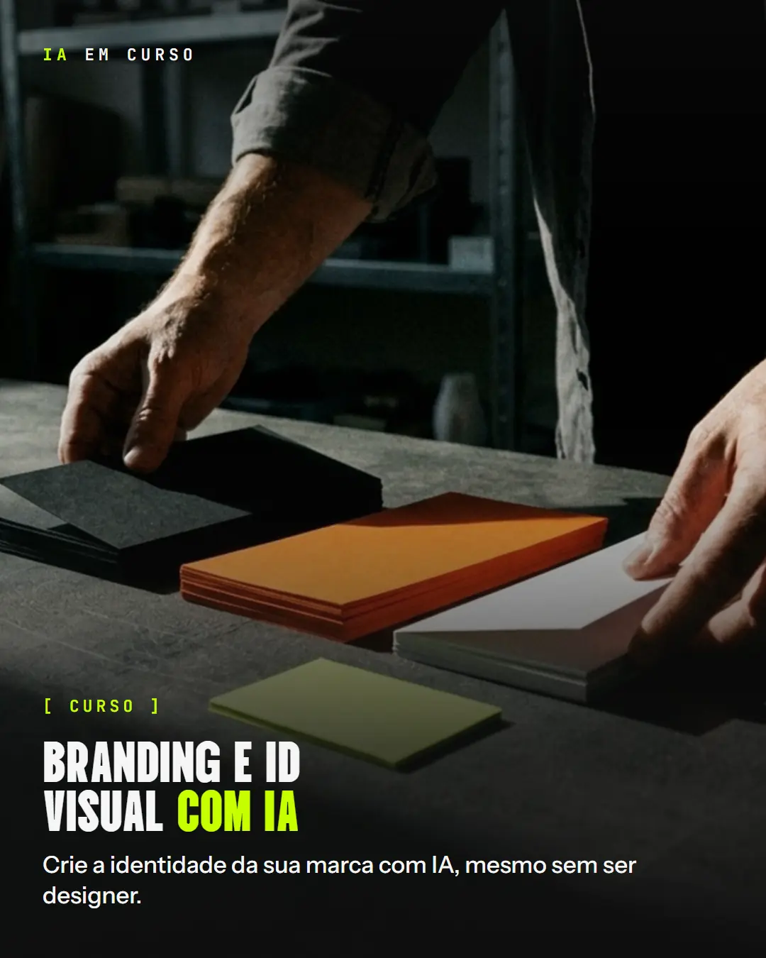 Curso Branding e ID Visual com IA: crie a identidade da sua marca com IA, mesmo sem ser designer