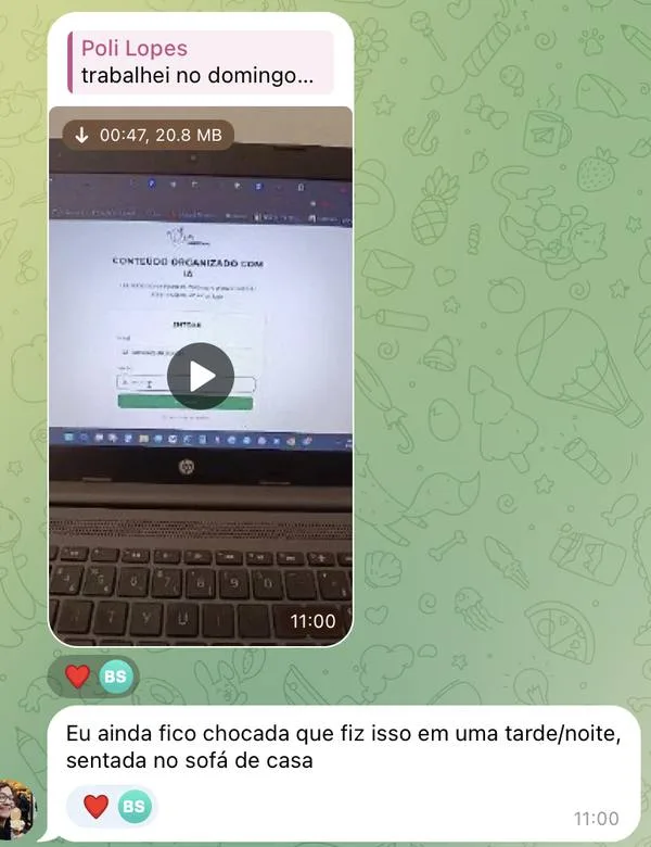 Poli criou um app com IA